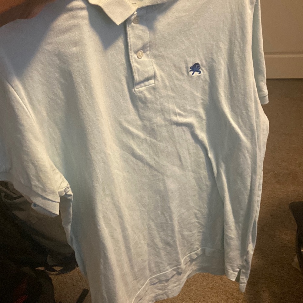 Used Baby blue Express collard shirt